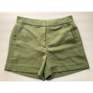 Green J. Crew Stretch Shorts With Pockets Size 6